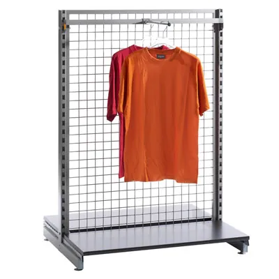 Grille avec cadre renforcé - Ligne Store gris métallisé pas de 50 mm-5