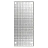 Grille avec cadre renforcé - Ligne Store gris métallisé pas de 25 mm