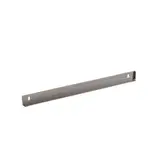 Support tablette bois - Ligne Store gris métallisé pas de 25 mm