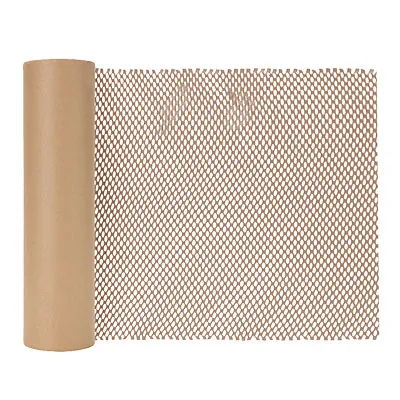 Papier de calage alvéolé Nid d'abeille - 50 cm x 100 m - Kraft, carton ondulé-5