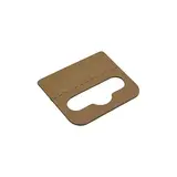 Crochets de suspension auto-adhésifs en carton brun 4,5x4 cm – Paquet de 100 - Sacs rabats adhésifs
