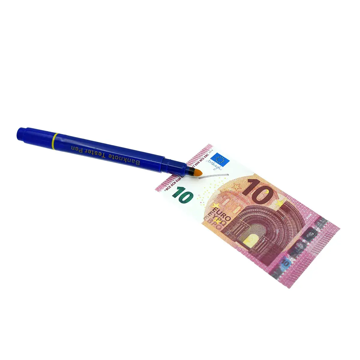Stylo pour faux billets - Détecteur faux billet - Bleu - Détecteurs de faux billets - Compteurs pièces et billets