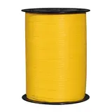 Bolduc mat jaune moutarde Matline 10 mm x 250 m polypropylène - Emballage Pâques