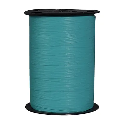 Bolduc mat turquoise 10 mm x 250 m polypropylène - Ruban cadeau - Bolducs unis