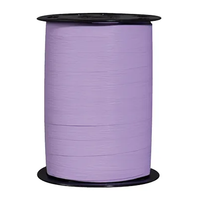 Bolduc mat lilas Matline 10 mm x 250 m polypropylène – Ruban cadeau violet pastel - Bolducs unis