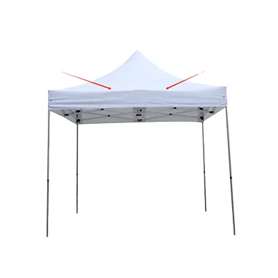 Bâche de toit pour tente pliante 300x300 cm - blanc - 300 g/m² - Tentes pliantes, Barnums pliants