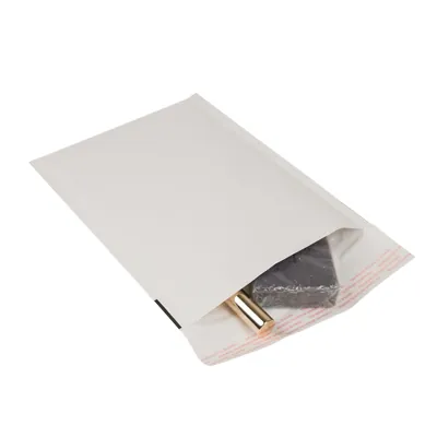 Enveloppe bulles 16 x 22,5 cm auto-adhésive - Pochette matelassée bulles - Blanc - Paquet de 50 - Enveloppes à bulles-2