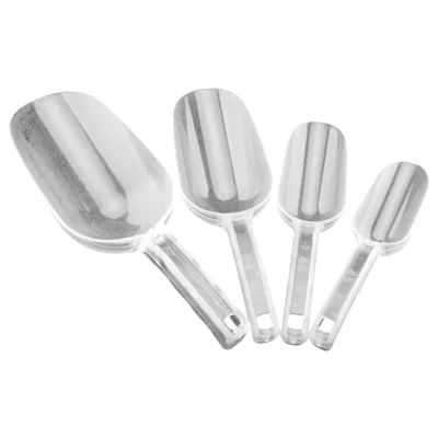 Pelle doseuse plastique transparente 650 ml 33 cm - Pelle alimentaire - Bacs traiteurs, Bacs alimentaires-2
