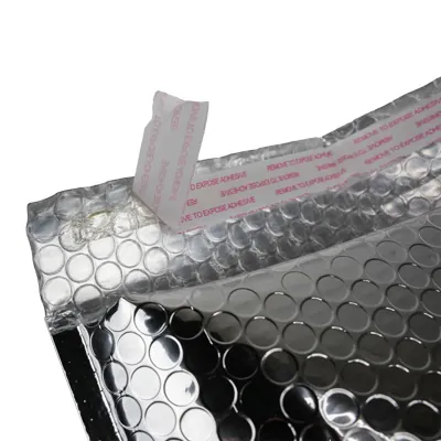 Enveloppe à bulles métallique 36 x 27 cm - Argent - Paquet de 10 - Enveloppes à bulles-5