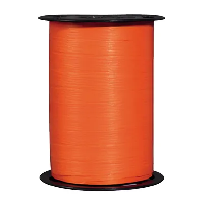 Bolduc mat orange 10 mm x 250 m polypropylène - Bolducs unis