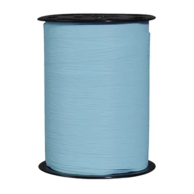 Bolduc mat bleu ciel Matline 10 mm x 250 m polypropylène – Ruban cadeau bleu clair - Bolducs unis