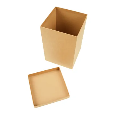 Boîte rectangulaire à couvercle amovible - 20 x 20 x H 30 cm - Boites cloches-4