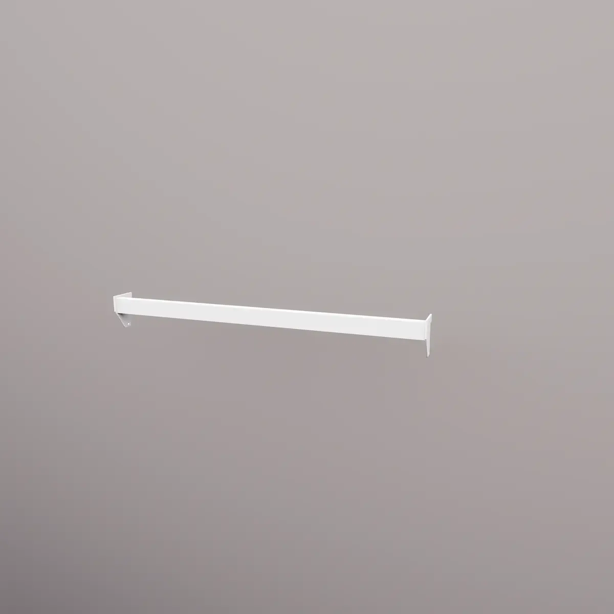 Barre de charge L 60 cm blanc tube section 30x15mm - Ligne Square 25 blanc
