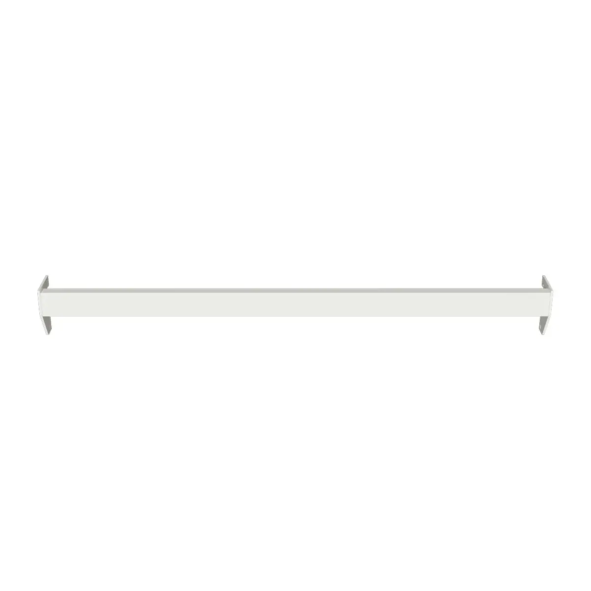 Barre de charge L 60 cm blanc tube section 30x15mm - Ligne Square 25 blanc-3