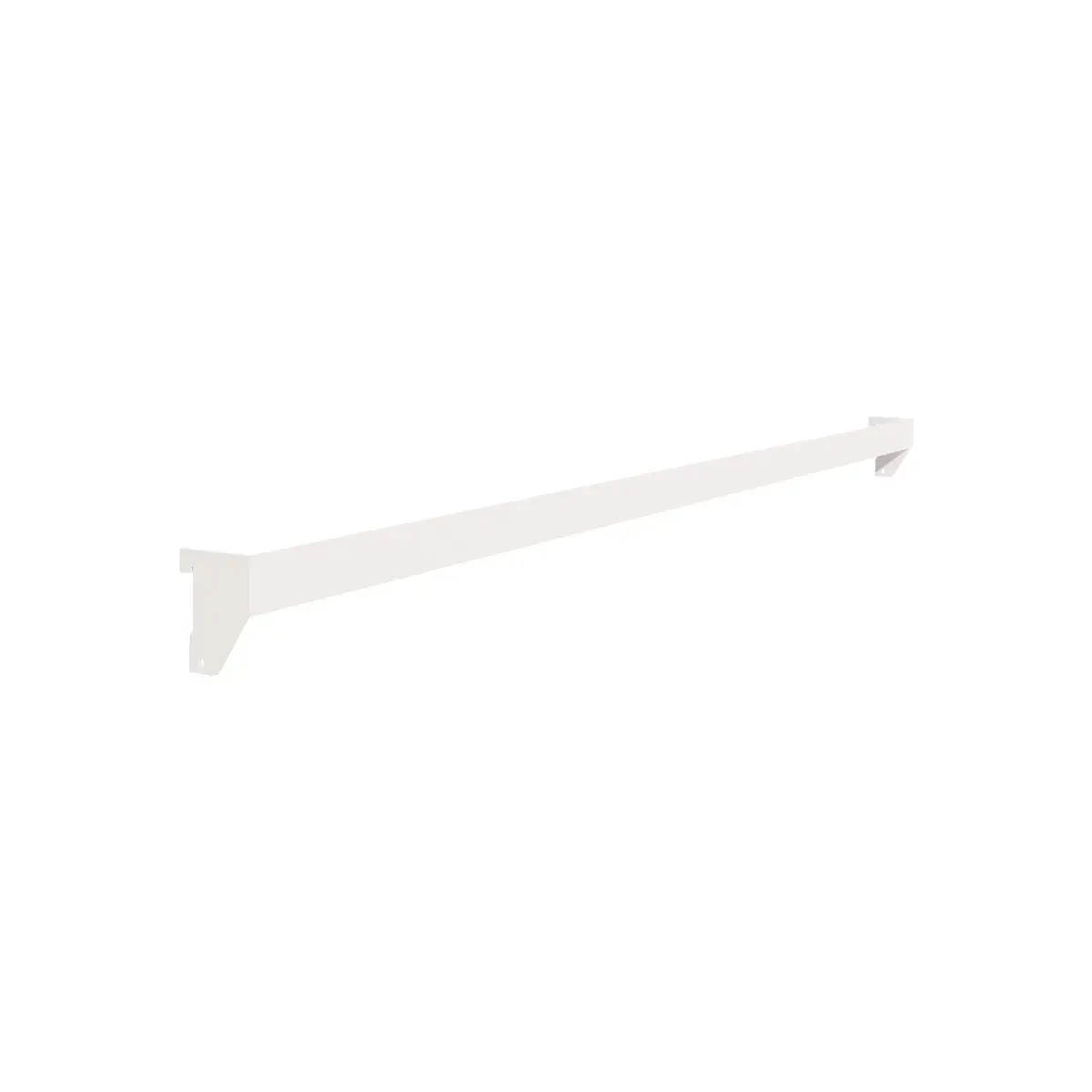 Barre de charge L 100 cm blanc tube section 30x15mm - Ligne Square 25 blanc
