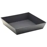Corbeille carton carrée noir 20 x 20 x 5 cm, paquet de 10 - Corbeilles carton