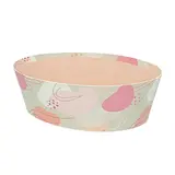 Corbeille carton ovale Beauté 26 x 19,3 x 8 cm beige clair / terracotta, paquet de 6 - Boîtes cadeaux fête des mères, Contenants fête des mères