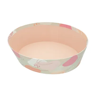 Corbeille carton ovale Beauté 26 x 19,3 x 8 cm beige clair / terracotta, paquet de 6 - Corbeilles carton-2