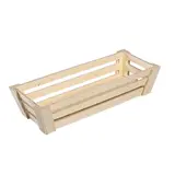 Cagette bois naturel 32,5 x 13,5 x 7 cm - Caisse de présentation en bois - Lot de 5 - Barquettes bois, Cagettes bois, Paniers bois