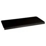 Tablette métallique noir sablé 66,5x37