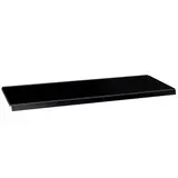 Tablette métallique noir sablé 100x30
