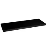 Tablette métallique noir sablé 100x47 - Ligne Store noir Sablé pas de 25 mm