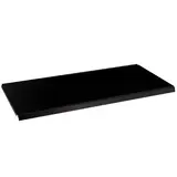 Tablette métallique noir sablé 100x57