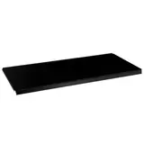 Tablette métallique noir sablé 133x57