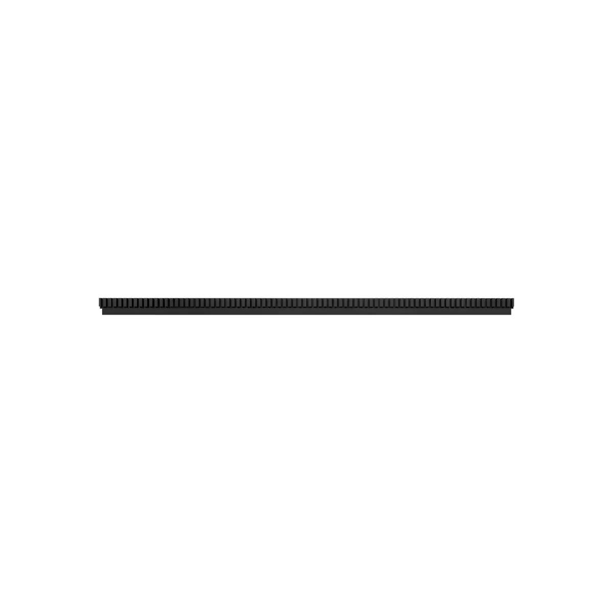 Profils avant pour diviseurs noir sablé 100 cm - Ligne Store noir Sablé pas de 25 mm