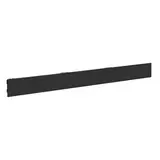 Fond plein noir sablé 100x10 - Ligne Store noir Sablé pas de 25 mm