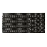 Fond perforé noir sablé 100x40 - Ligne Store noir Sablé pas de 25 mm