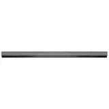 Profils arrière pour diviseurs noir sablé 133 cm - Ligne Store noir Sablé pas de 25 mm