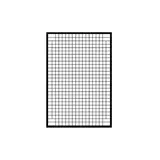 Grille noir sablé 141x97 - Ligne Store noir Sablé pas de 25 mm