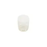 Pot PET cylindrique transparent avec couvercle vissant blanc - 75 ml - carton de 616 unités - Bouteilles et pots cylindriques