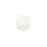 Pot PET cylindrique transparent avec couvercle vissant blanc - 150 ml - carton de 315 unités