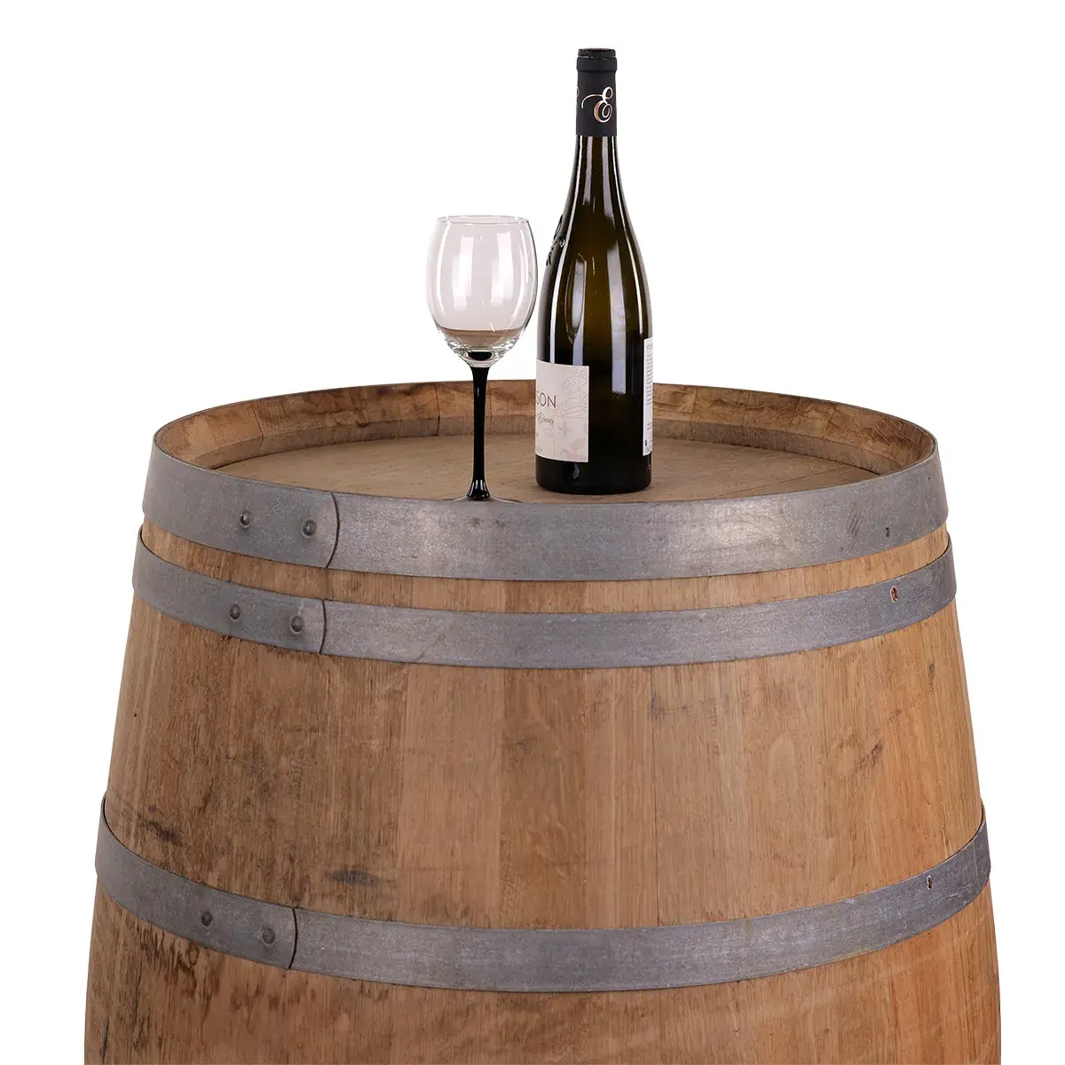 Tonneau barrique d'occasion en chêne 225L, fût d'occasion - Meubles et présentoirs cavistes-2