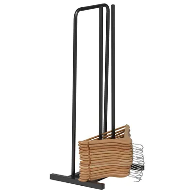 Range cintres métal 40 x 31 x 82 cm - Organisateur de cintres - Perches télescopiques, range-cintres-2