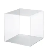 Cube plexi transparent ép. 6 mm 380 x 380 x 380 mm – Cube acrylique de présentation - Supports Plexi