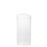 Bac de présentation rond plexi ø 15 x H 30 cm - Vitrine tube plexi - Bac cylindrique - Supports Plexi
