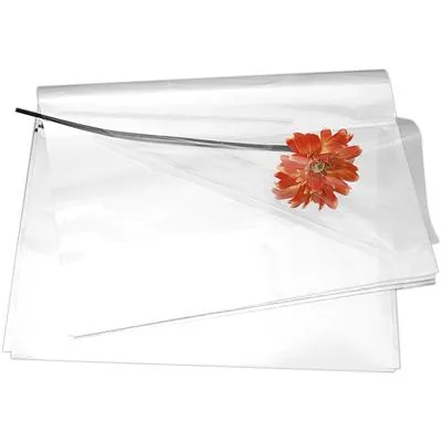 Film fleuriste - Film polypropylène transparent neutre 35 µ - 250 feuilles de 50 x 65 cm - Films polypropylène neutres