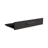 Tiroir avec serrure pour comptoir vitrine – Noir – L 105,5 x P 51 x H 20 cm