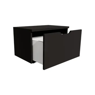 Caisson tiroir Store noir Soft Black 66,5 x 42,7 x 40 cm – Meuble de rangement pour magasin - Caissons de rangement-3