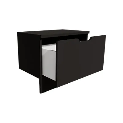 Caisson tiroir Store noir Soft Black 66,5 x 42,7 x 40 cm – Meuble de rangement pour magasin - Caissons de rangement-4