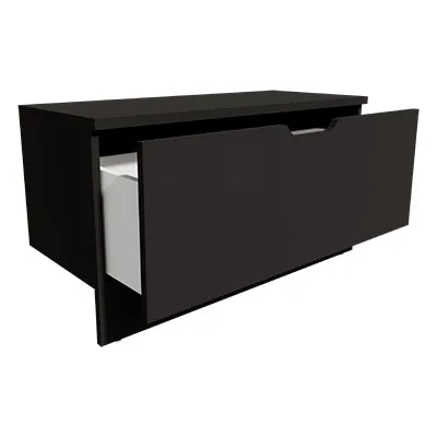 Caisson tiroir Store noir Black 100 x 42,7 x 40 cm - Meuble de rangement pour magasin - Caissons de rangement-4