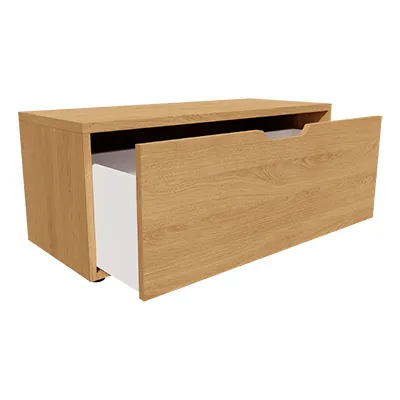 Caisson tiroir Square Corbridge 100 x40 x40 cm – Meuble de rangement pour magasin - Caissons de rangement-2