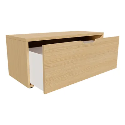 Caisson tiroir Square Vicenza 100 x40 x40 cm – Meuble de rangement pour magasin - Caissons de rangement-2