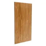 Fond gondole bois plein pin massif brun 62,7 x 120 cm - fond pour gondole - panneau bois pour gondole