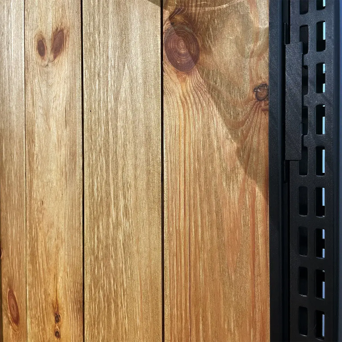 Fond gondole bois plein pin massif brun 62,7 x 120 cm - fond pour gondole - panneau bois pour gondole - Fonds Bois-2