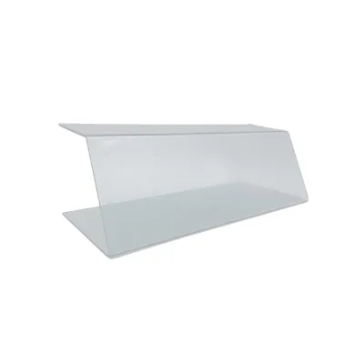 Vitrine de protection alimentaire en U 50 x 20 x 17 cm PET ép. 4 mm - Présentoir alimentaire - Vitrines alimentaires