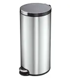 Poubelle inox à pédale 30 litres ø 25 x H 40 cm - Poubelles professionnelles